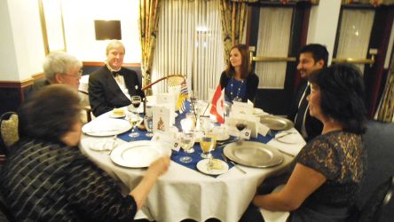 members and guests at table 3