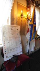 educational displays on table