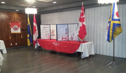 front part of the Lawrence J. Patten Heraldry Exhibit