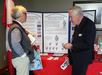 Don Mayers chat with attendee