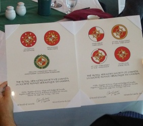 document showing badges