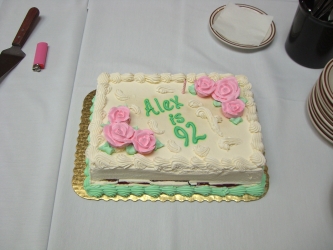 Alex Greenwood's birthday cake