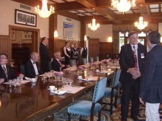 members in small dining room