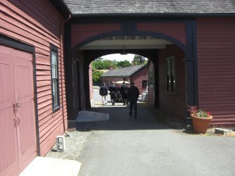 entrance to the mews