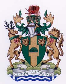 Arms of the District of 100 Mile House
