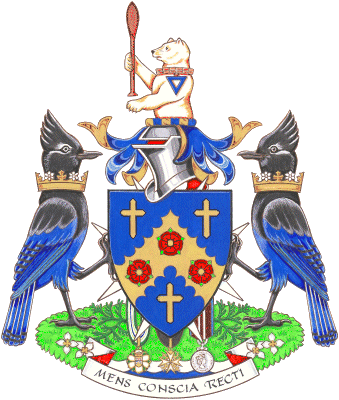 Arms of Her Honour Janet Austin, O.B.C.