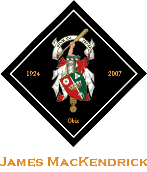 Arms of James MacKendrick